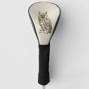Great Horned Owl Golf Head Cover