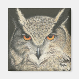 Great Horned Owl Magnet