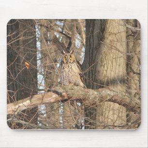 Great Horned Owl Mouse Pad