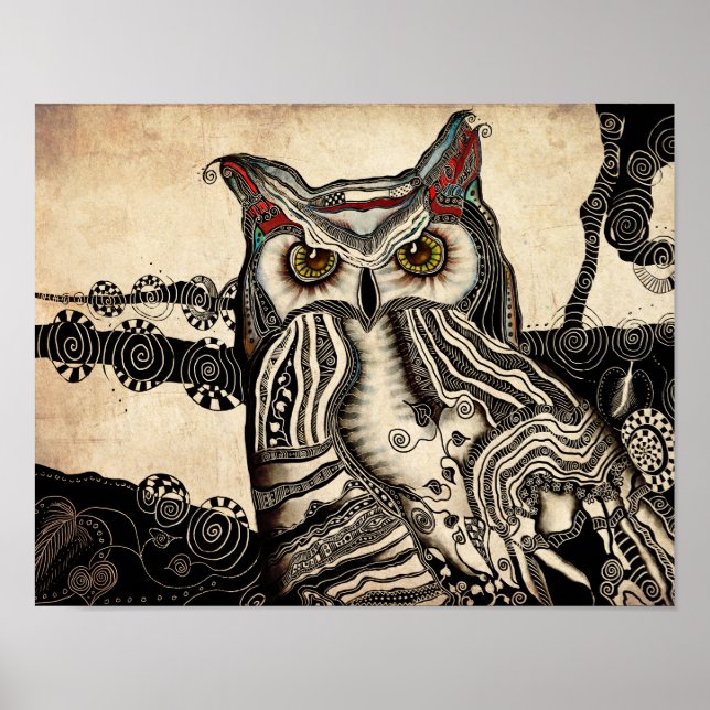 Great Horned Owl Poster (Front)