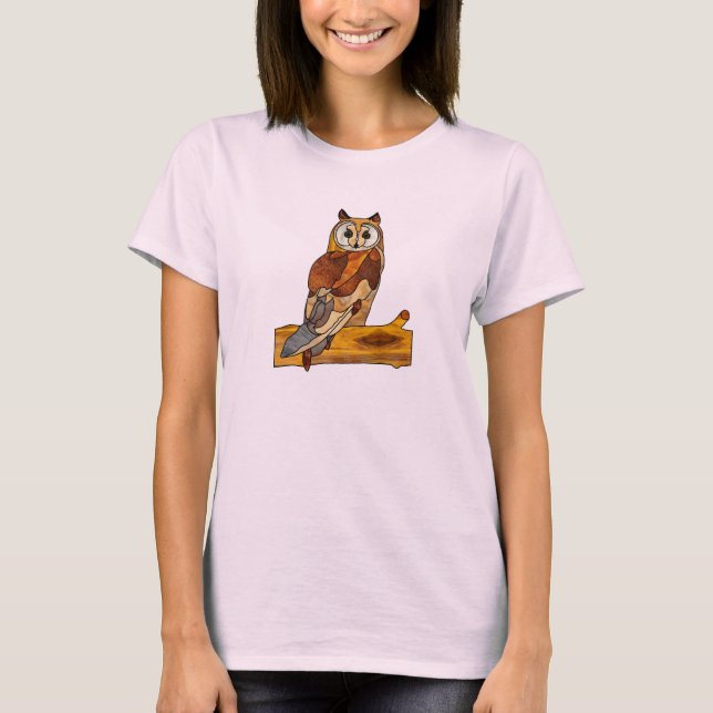 Great Horned Owl T-Shirt (Front)