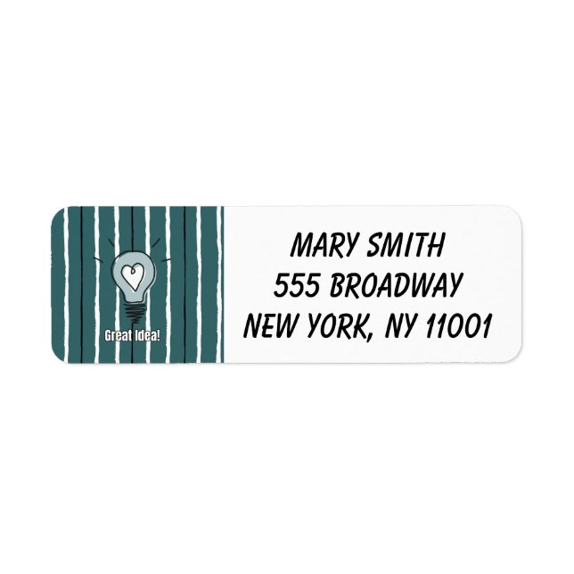 Great Idea! - Return Address Labels (Front)
