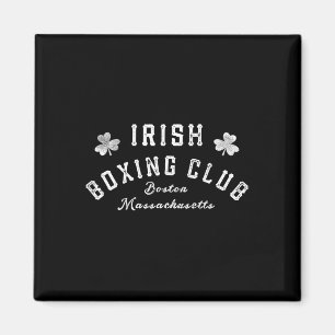 Great Irish Boxing Shirt Men Club Boston Fighting Magnet