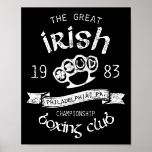 Great Irish Philadelphia St. Patrick's Boxing Club Poster