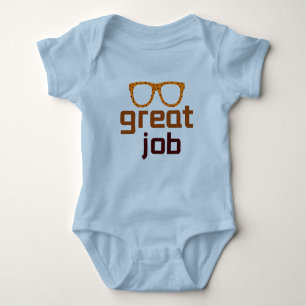 Great Job Baby Bodysuit Blue