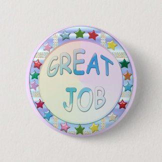 Great Job, Stars Round Achievement Button