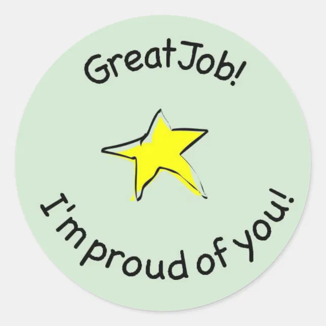 Kids Badge - Good Job Sticker | Sticker