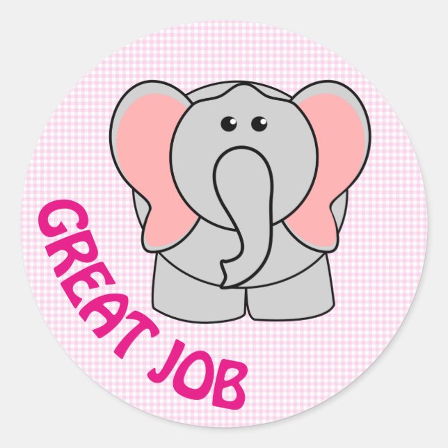 Great Job Student Sticker (Front)