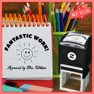 Great Job SUN shine Grading Encouragement Teacher Self-inking Stamp