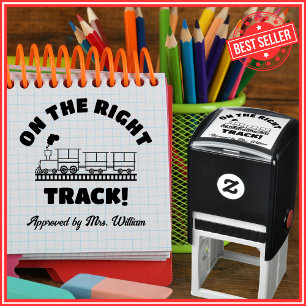 Great Job TRAIN Grading Encouragement Teacher Self-inking Stamp
