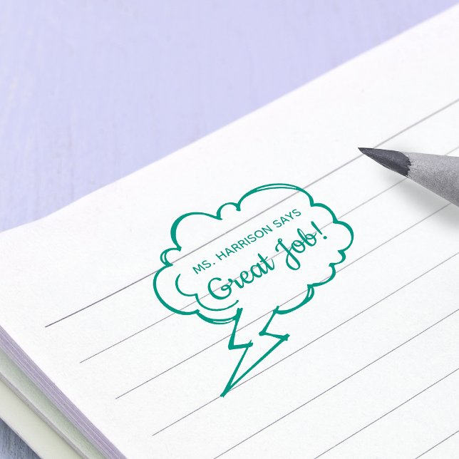 Great Job Words of Encouragement Teachers Name Self-inking Stamp (Great Job Words of Encouragement Teachers Name Self-inking Stamp)