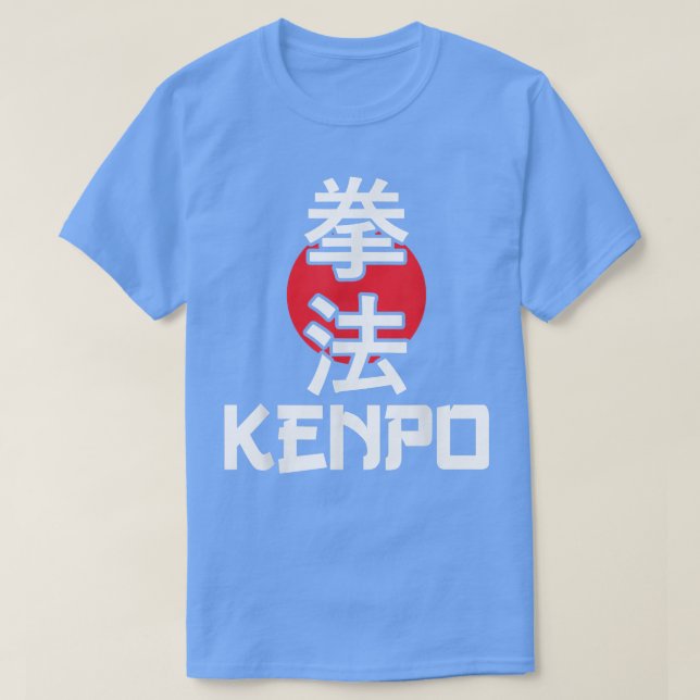 Great Kenpo Karate Design Japanese Lettering Marti T-Shirt (Design Front)