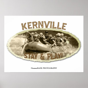 Great Kernville River Rafting Poster! Poster