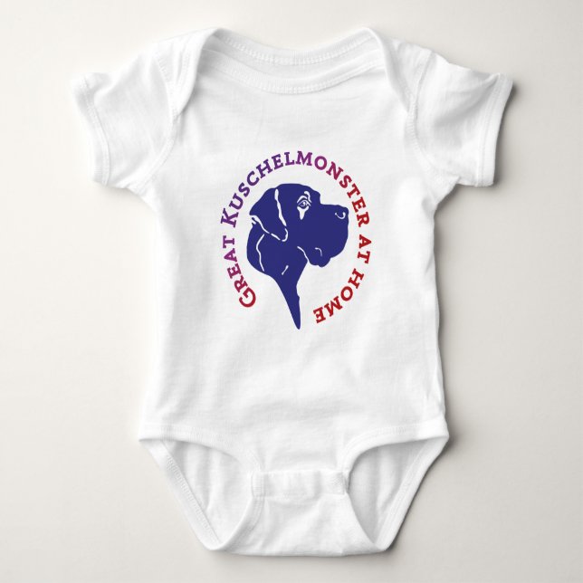 Great Kuschelmonster Baby Bodysuit (Front)