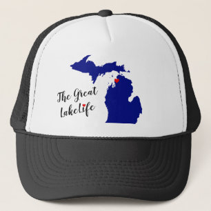 Great Lake Michigan Trucker Hat