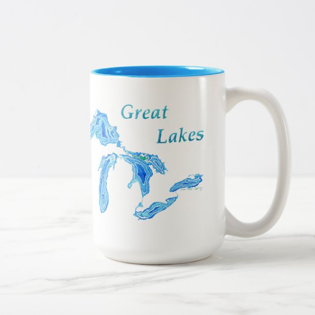 Great Lakes 15 Oz Mug (Right)