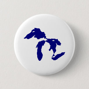 Great Lakes 6 Cm Round Badge