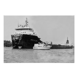 Great Lakes Algoma Montrealais at St. Clair, MI Photo Print