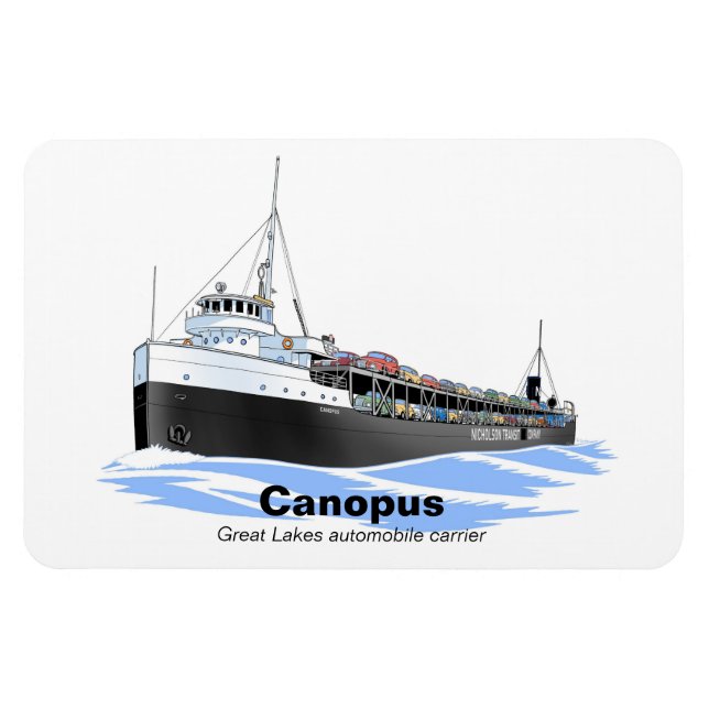 Great Lakes auto carrier Canopus Magnet (Horizontal)