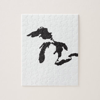 Great Lakes Custom Illustration Jigsaw Puzzle