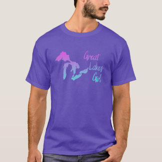 Great Lakes Girl Ombre Souvenir T-Shirt
