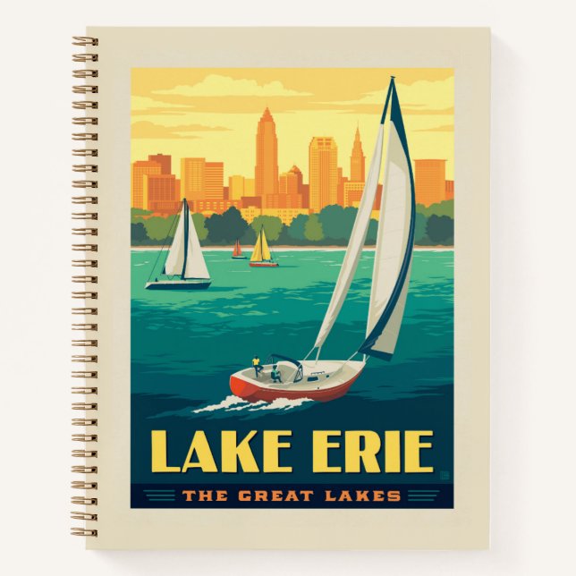 Great Lakes | Lake Erie Notebook (Front)