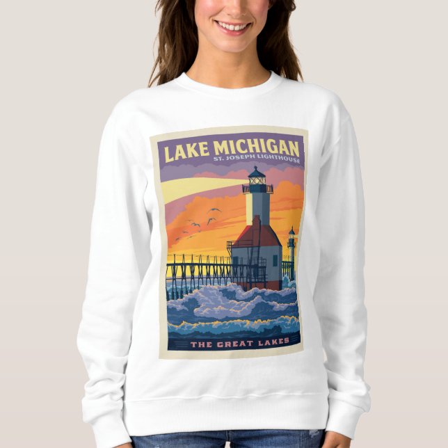 Great Lakes | Lake Michigan Sweatshirt (Front)