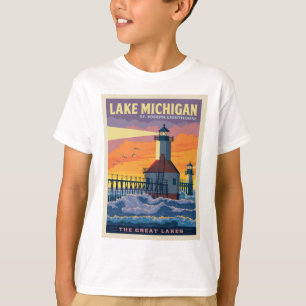 Great Lakes Lake Michigan T-Shirt