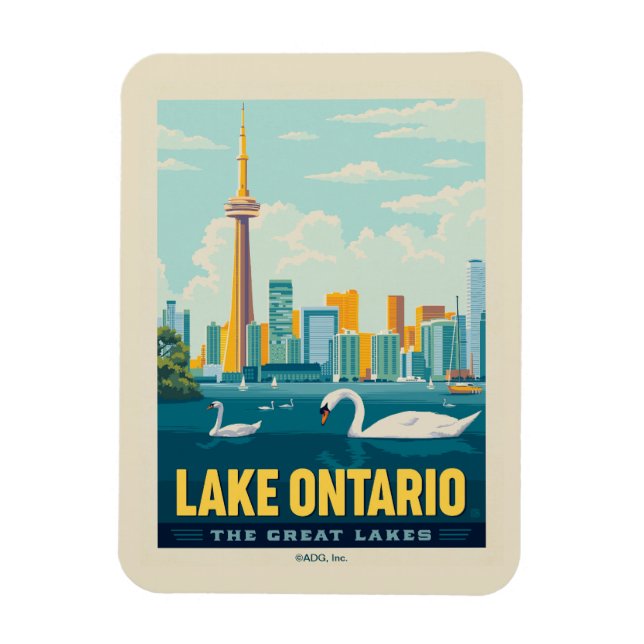 Great Lakes | Lake Ontario Magnet (Vertical)