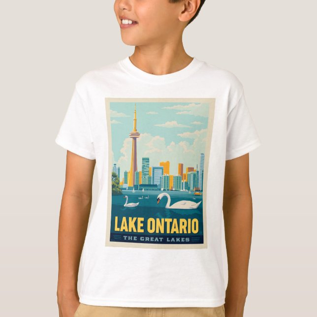 Great Lakes | Lake Ontario T-Shirt (Front)
