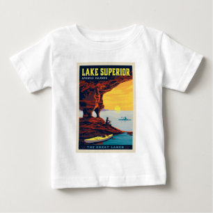 Great Lakes Lake Superior Baby T-Shirt