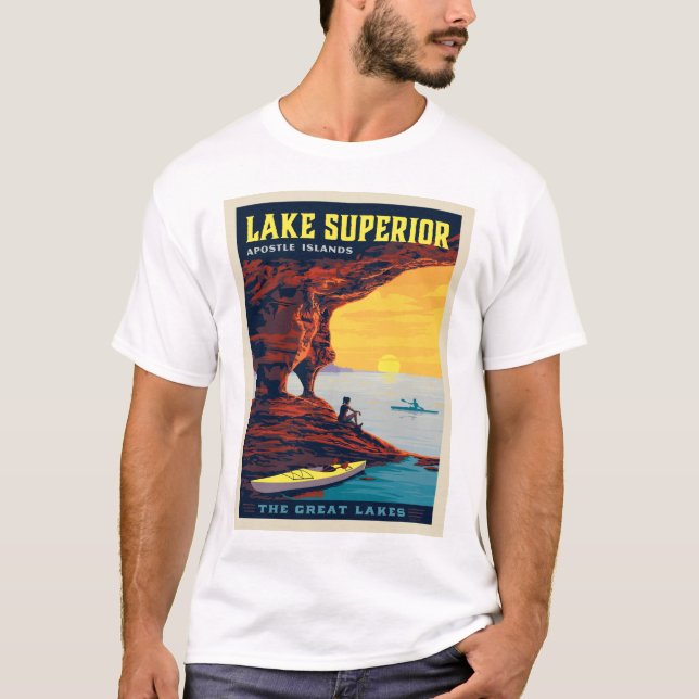 Great Lakes | Lake Superior T-Shirt (Front)