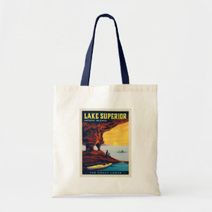 Great Lakes Lake Superior Tote Bag