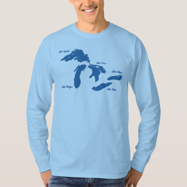 Great Lakes Men's Long-Sleeve Shirt (Front)
