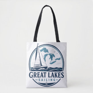 Great Lakes Sailing Tote Bag