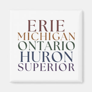 Great Lakes State Magnet Stocking Stuffer