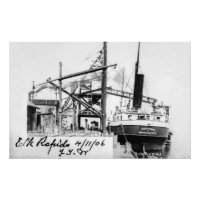 Great Lakes steamer Winnebago 1906