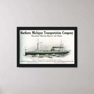 Great Lakes Steamship Co. Ludington Michigan Canvas Print