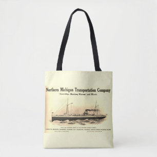 Great Lakes Steamship Company Lake Michigan ship Tote Bag