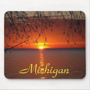 Great Lakes Sunset by Bobby Mikul mousepad
