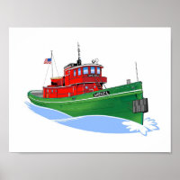 Great Lakes tug America diesel conversion
