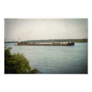 Great Lakes tug Christine and barge MEPCO 142 Photo Print