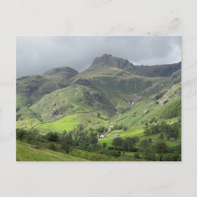 Great Langdale Valley, Lake District, England Postcard (Front)
