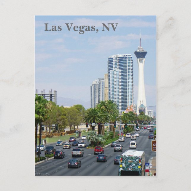 Great Las Vegas View Postcard! Postcard (Front)