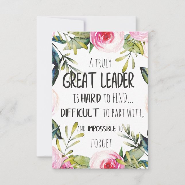Great leader Gift great leader freedom goals power (Front)