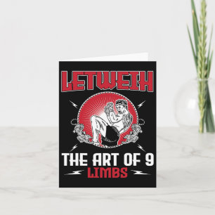 Great Lethwei Boxing Outfit Kick Mma Kickboxing Card