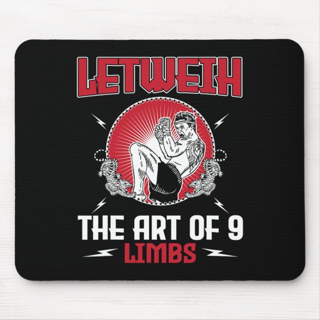 Great Lethwei Boxing Outfit Kick Mma Kickboxing  Mouse Pad (Front)