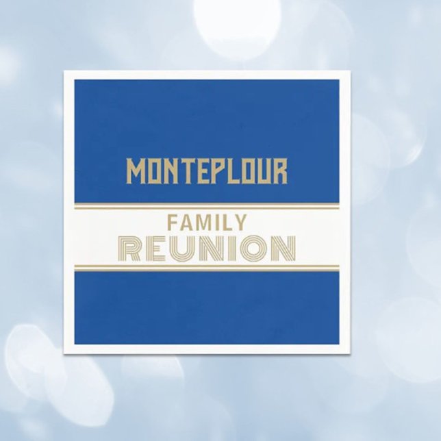 Great Look! Classic, family reunion Napkin (Creator Uploaded)