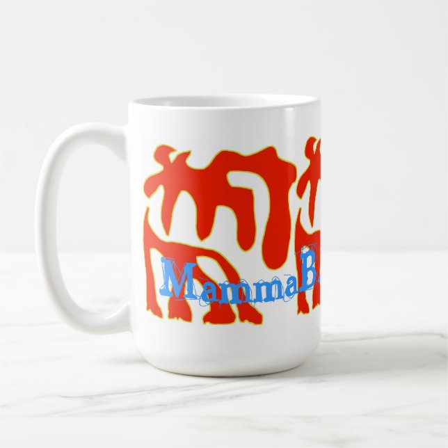 Great MammaBASIL Design Mug! Coffee Mug (Left)