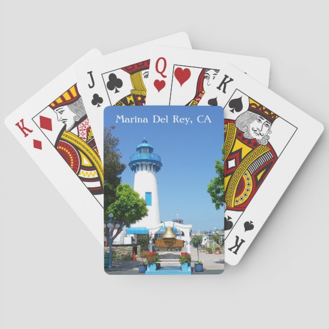 Great Marina Del Rey Playing Cards! Cards (Back)